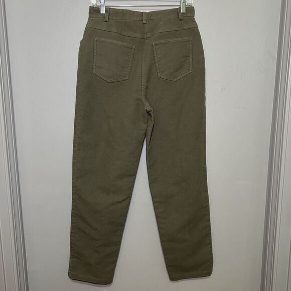 ORVIS Women's Heavy Double Brushed 100% Cotton Pants Olive Green Sz 10 Hong Kong - Picture 3 of 7